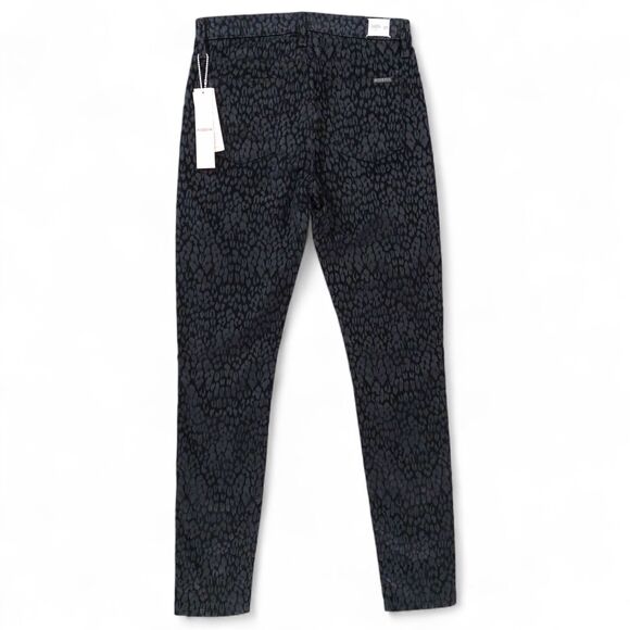 Hudson Jeans Womens 27 Black Barbara High Waist Super Skinny Made USA Boot Tuck - Picture 4 of 14